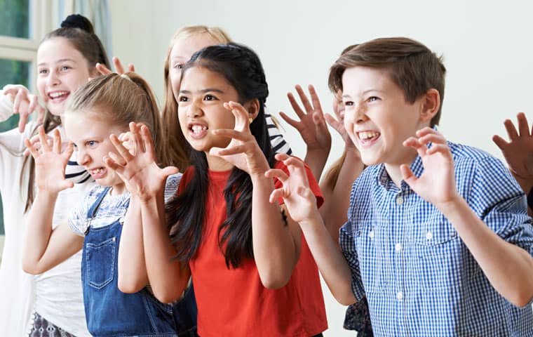 children in acting class