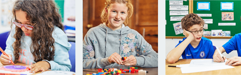 Children Playing with LEGO 